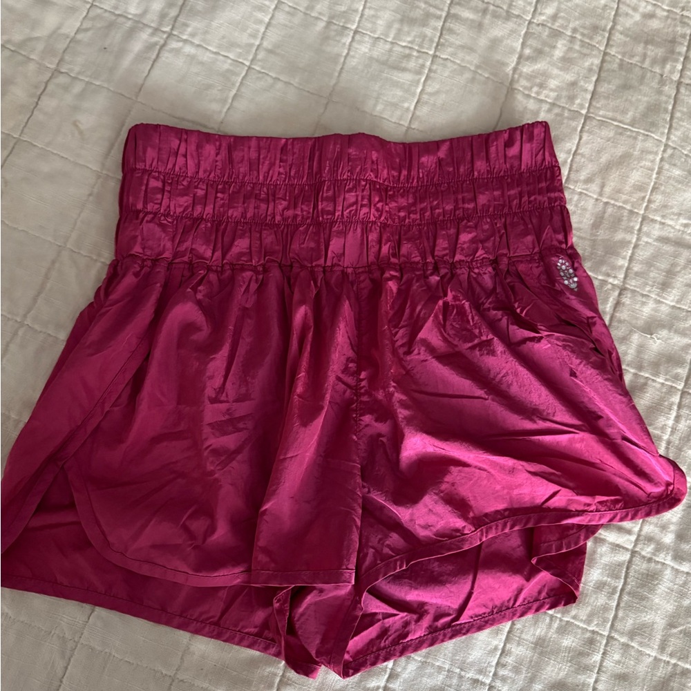 Free People Movement Way Home Pink Shorts